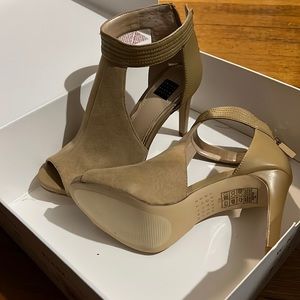 White House Black Market Adley Tan heels